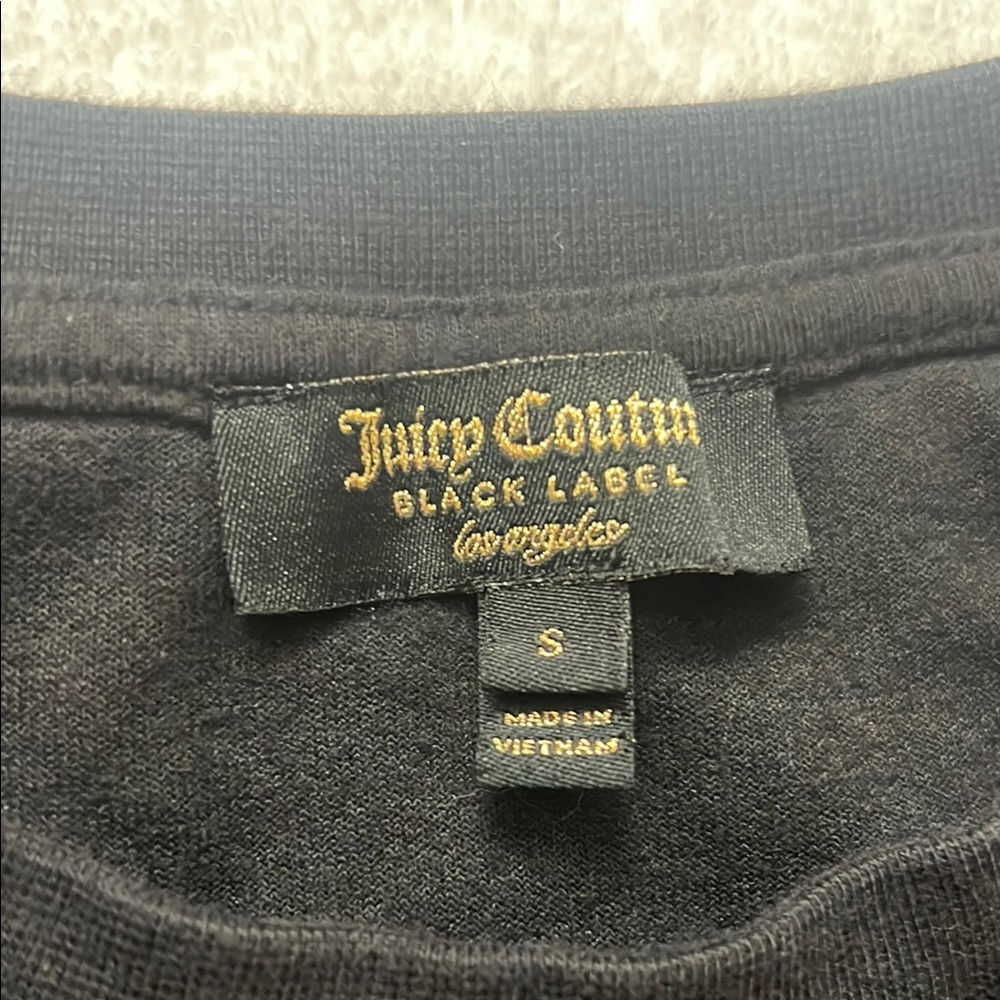 Black Long Sleeve Women's Top - Picture 2 of 3
